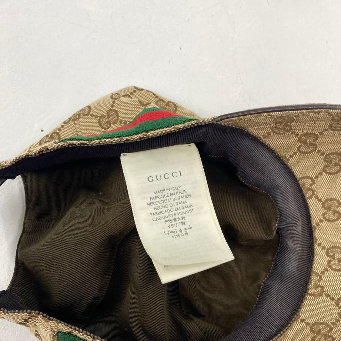 구찌 og GG 캔버스 볼 캡 상품이미지6