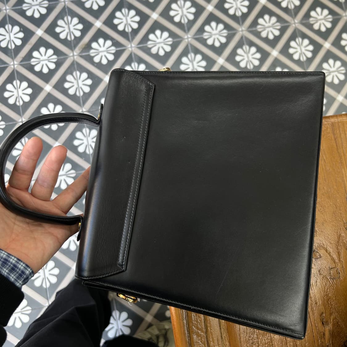 16557 - 페레가모 간치니 켈리 탑 핸들백 상품이미지5