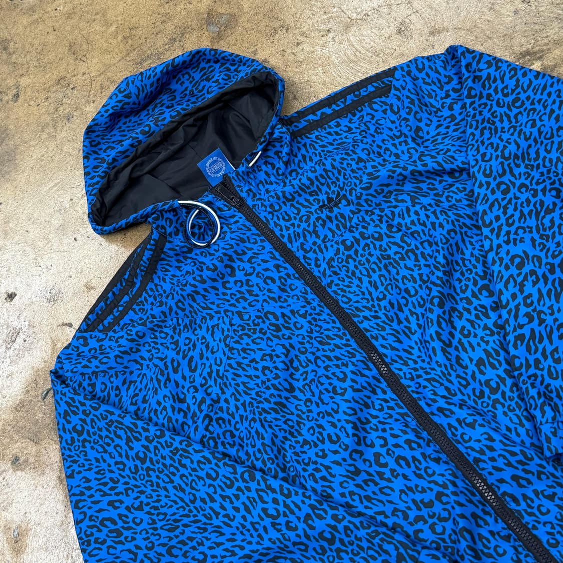 아디다스 블루 레오파드 호피 바람막이 95 상품이미지1