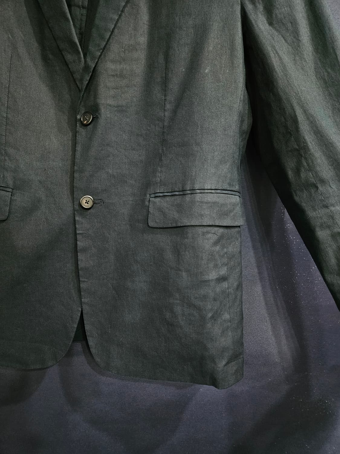 띠어리 네이비 남성 46 린넨 정장자켓  상품이미지6