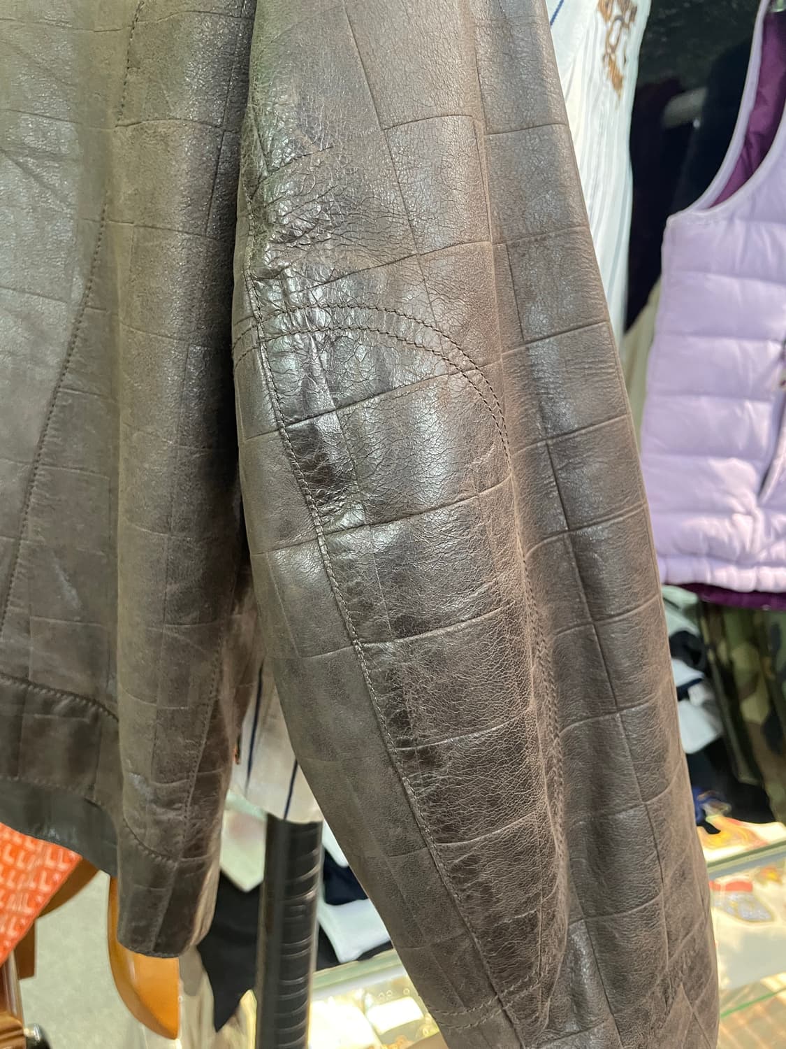 엠포리오알마니 남자 양가죽 상품이미지5