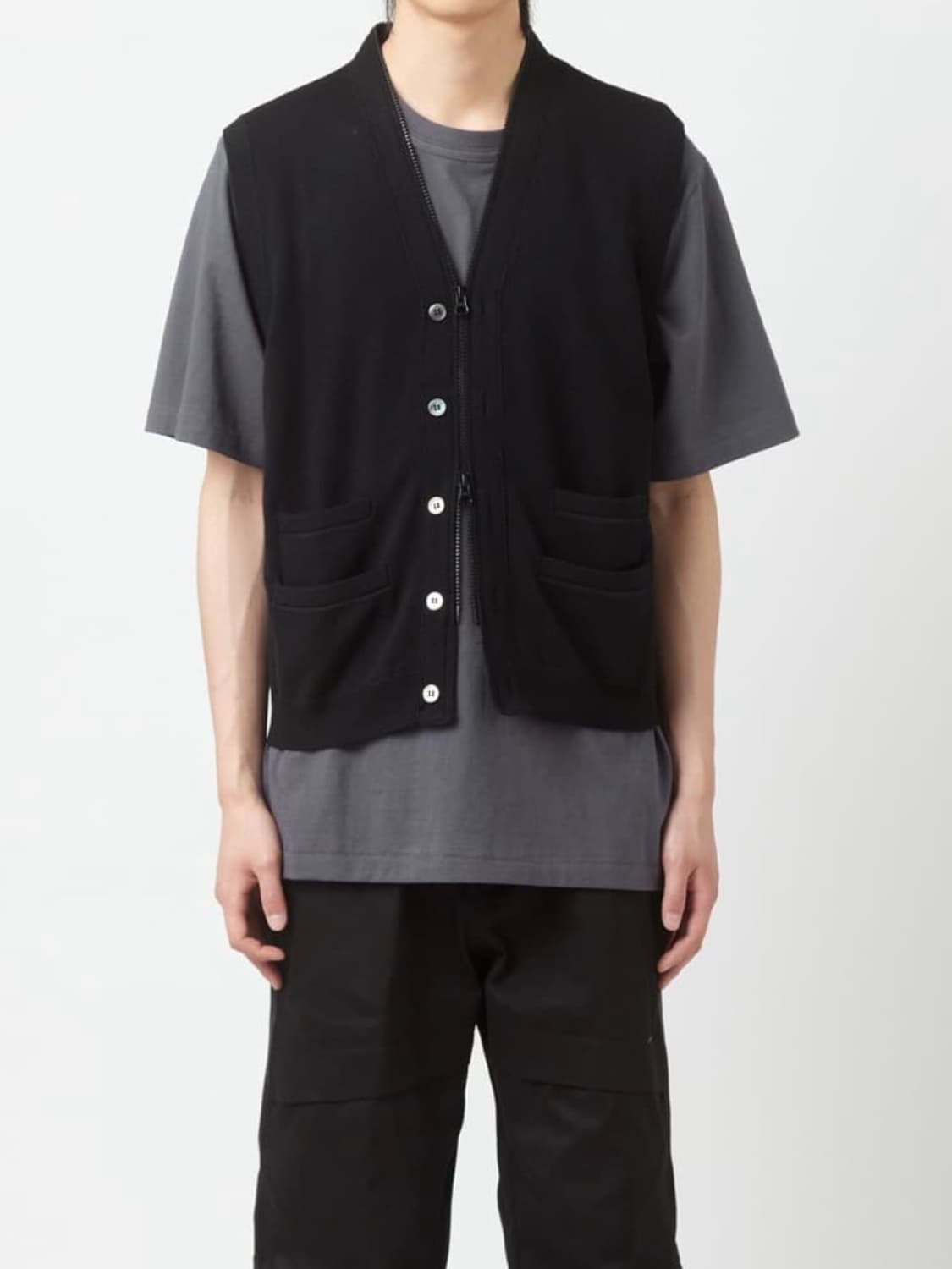 해칭룸 니트 베스트 3사이즈 상품이미지6