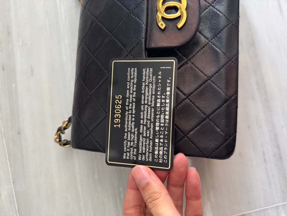 샤넬 클래식 플랩 스몰 빈티지 블랙 상품이미지7