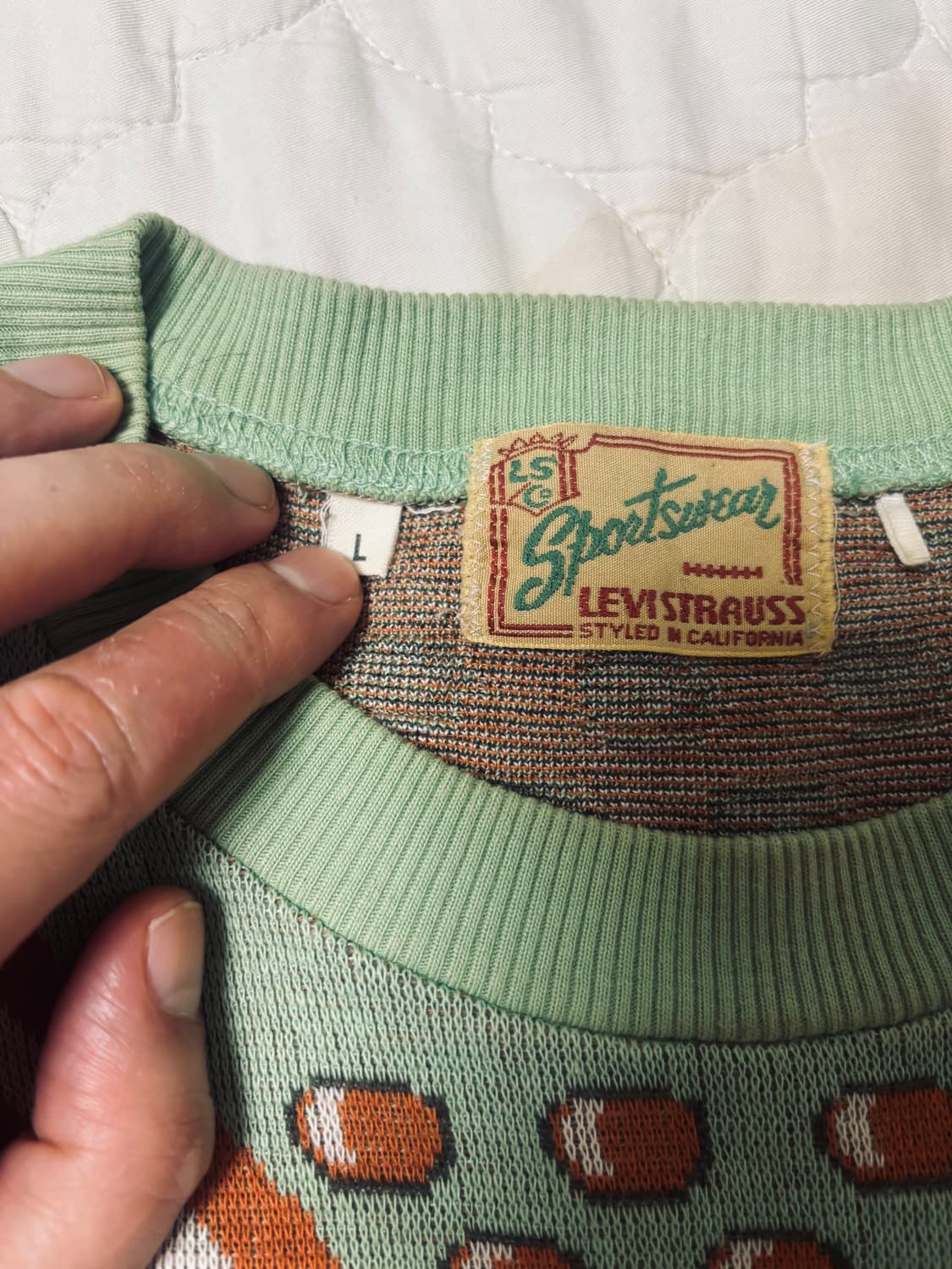 LVC 썸머 로켓시티 니트 L 상품이미지4