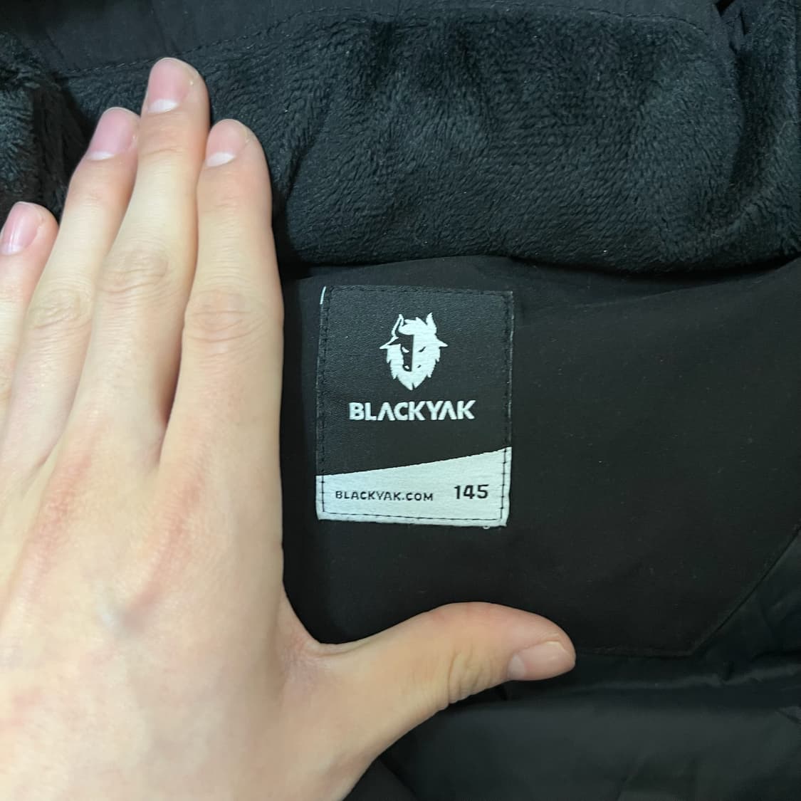 블랙야크 키즈 구스다운 후드 롱패딩 145  상품이미지4