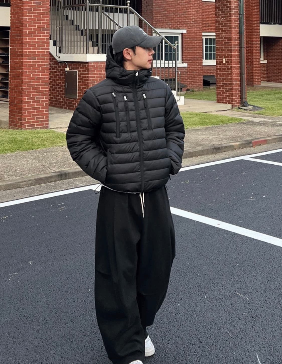 택티컬 멀티포켓 경량패딩 남성 상품이미지1