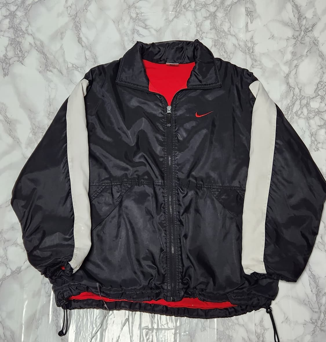 나이키 사이드라인 검흰 빅로고 올드스쿨 점퍼 자켓
 상품이미지1