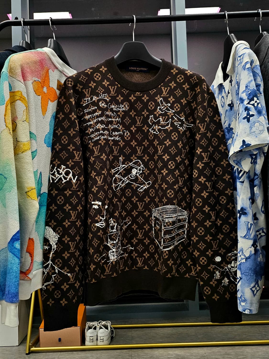 루이비통 엠브로이더드 니트 / XL / 새상품 / 백화점판 한글택  상품이미지1