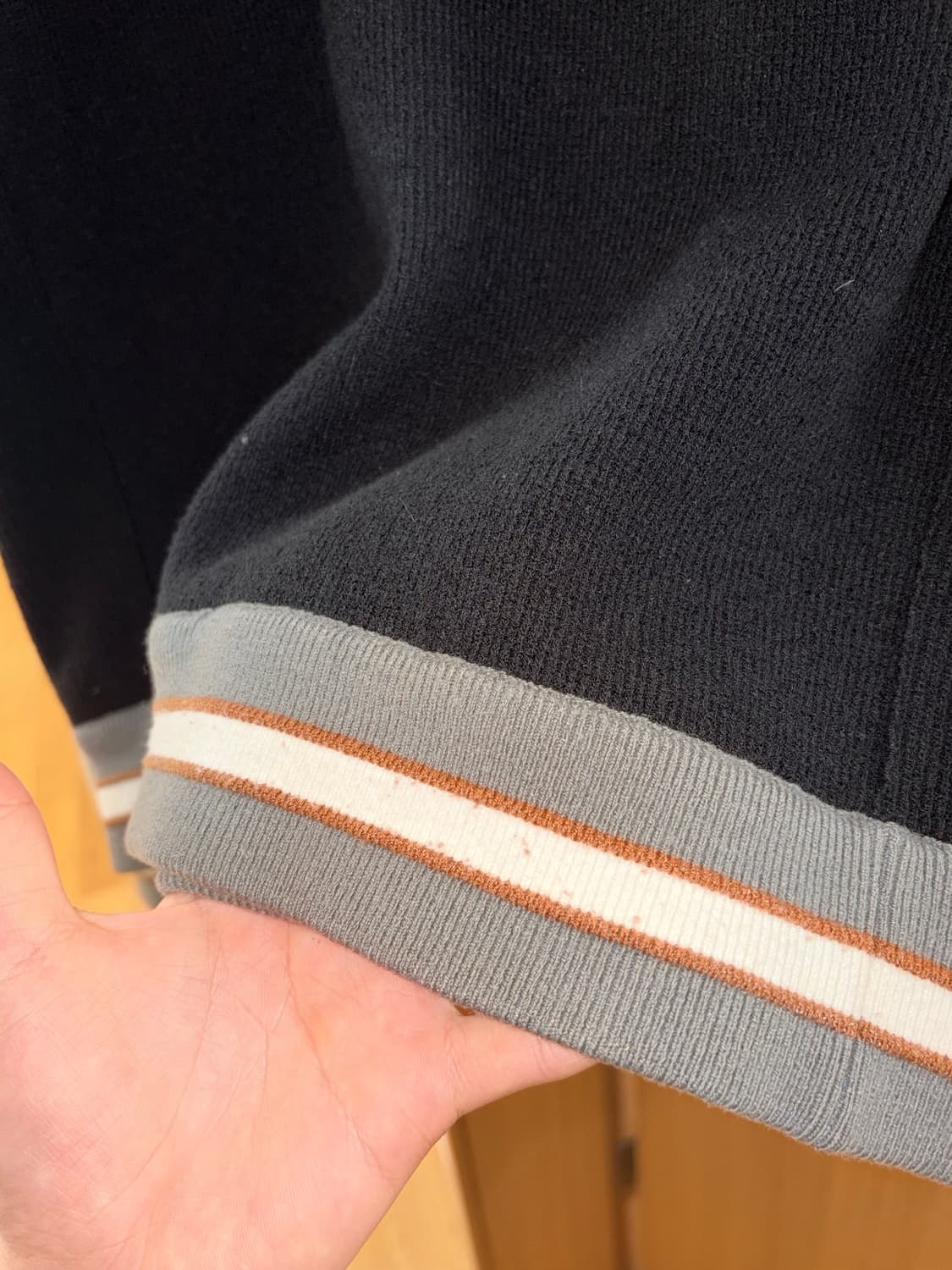 시스템 옴므 니트집업 100 상품이미지3