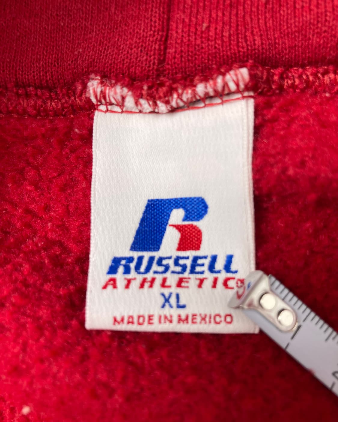 90s Russell Zip Up Hoodie (red) 상품이미지3