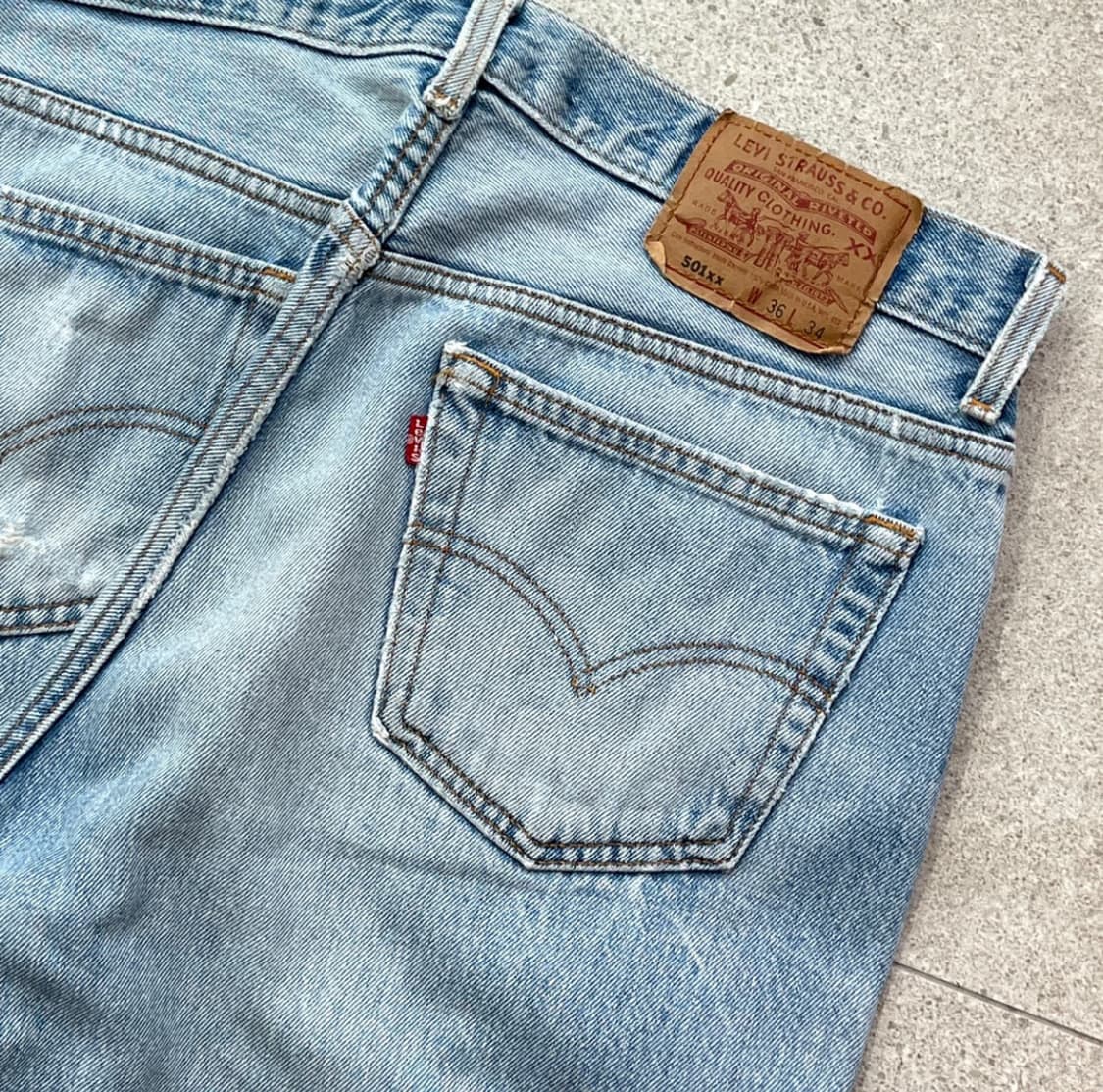 리바이스 빈티지 90's USA levis 501xx [36x34] 상품이미지4