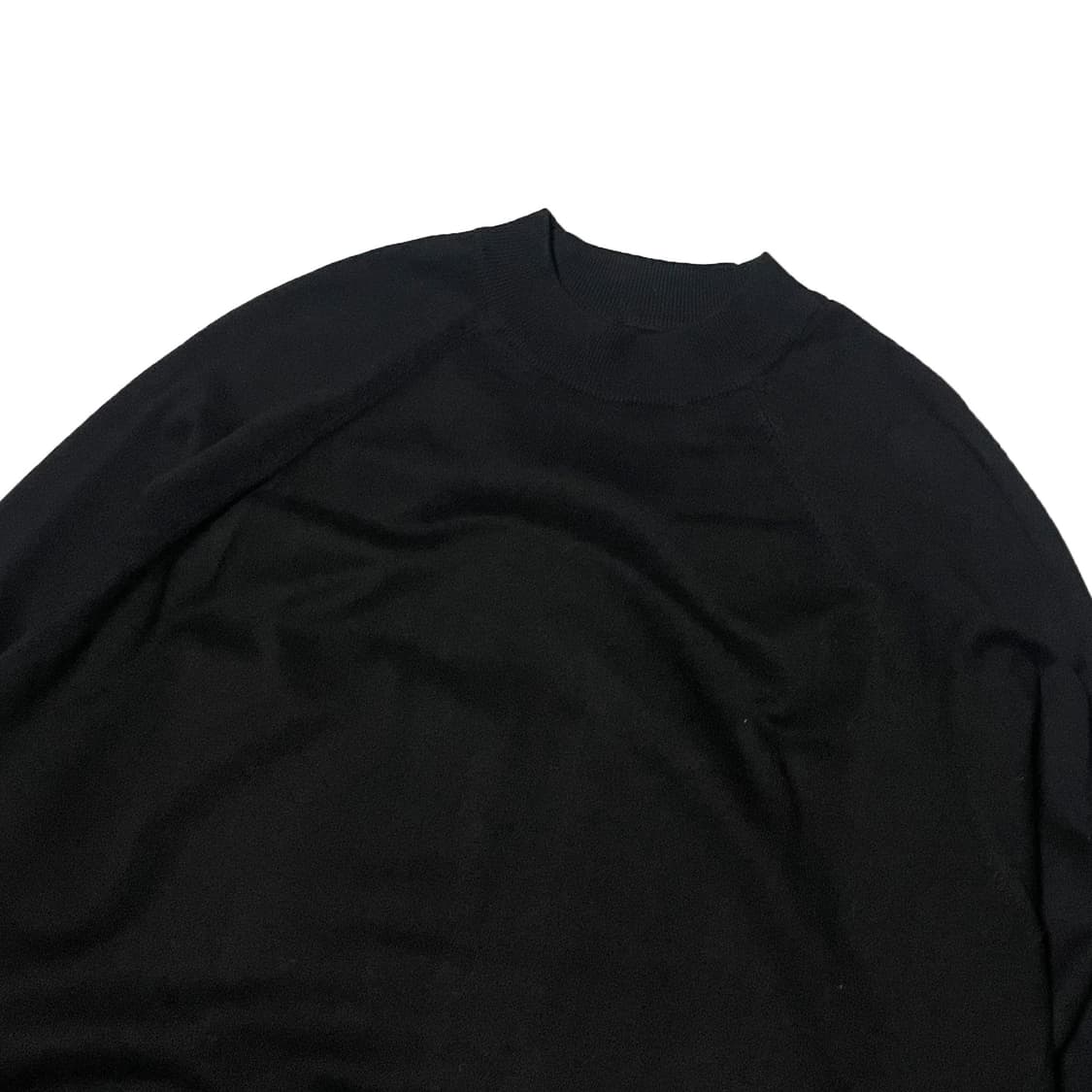 ZARA 자라 모크넥 니트 블랙 상품이미지3