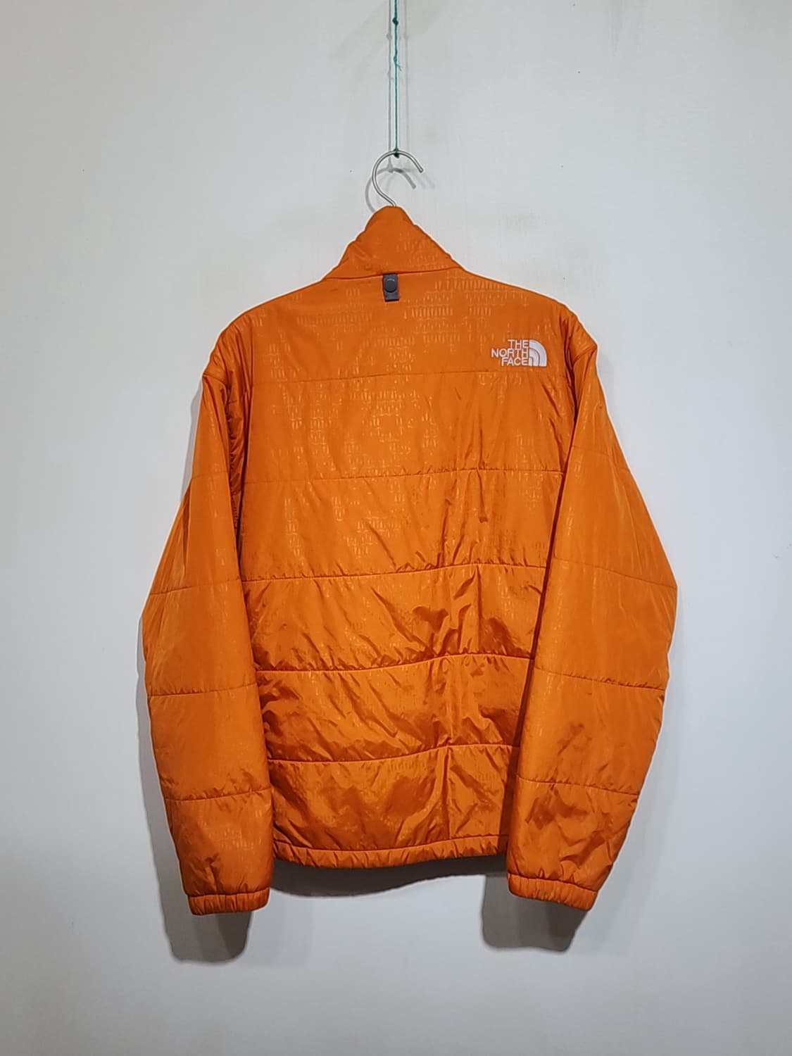 (100) 노스페이스 경량패딩 점퍼 오렌지색 아웃도어 자켓  상품이미지6