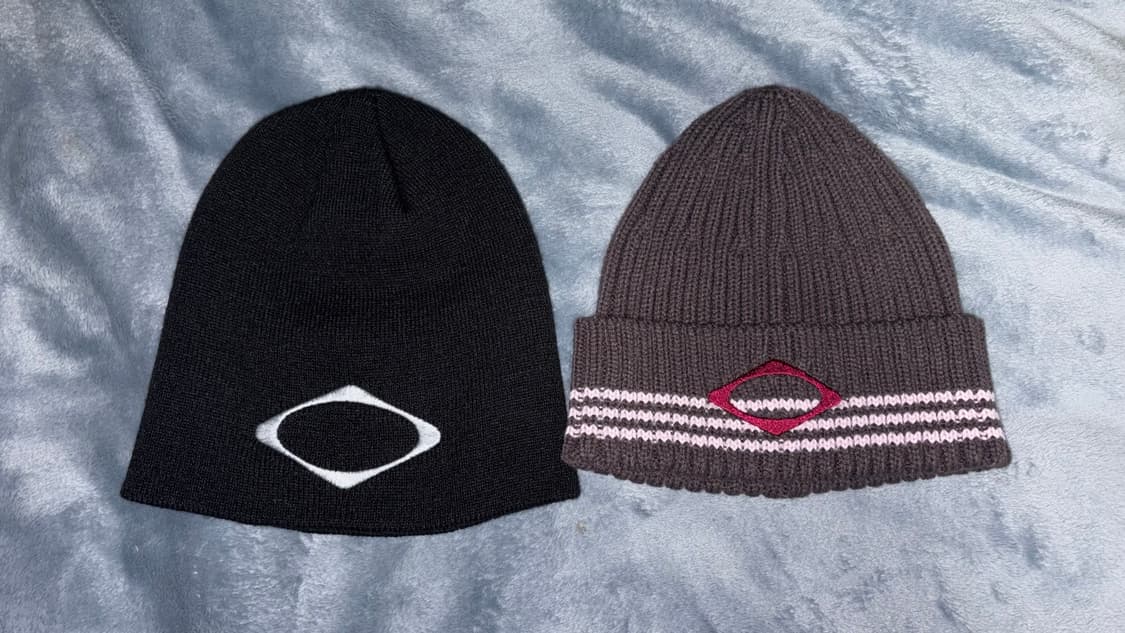 미스치프 롬버스 비니 블랙 브라운 상품이미지1