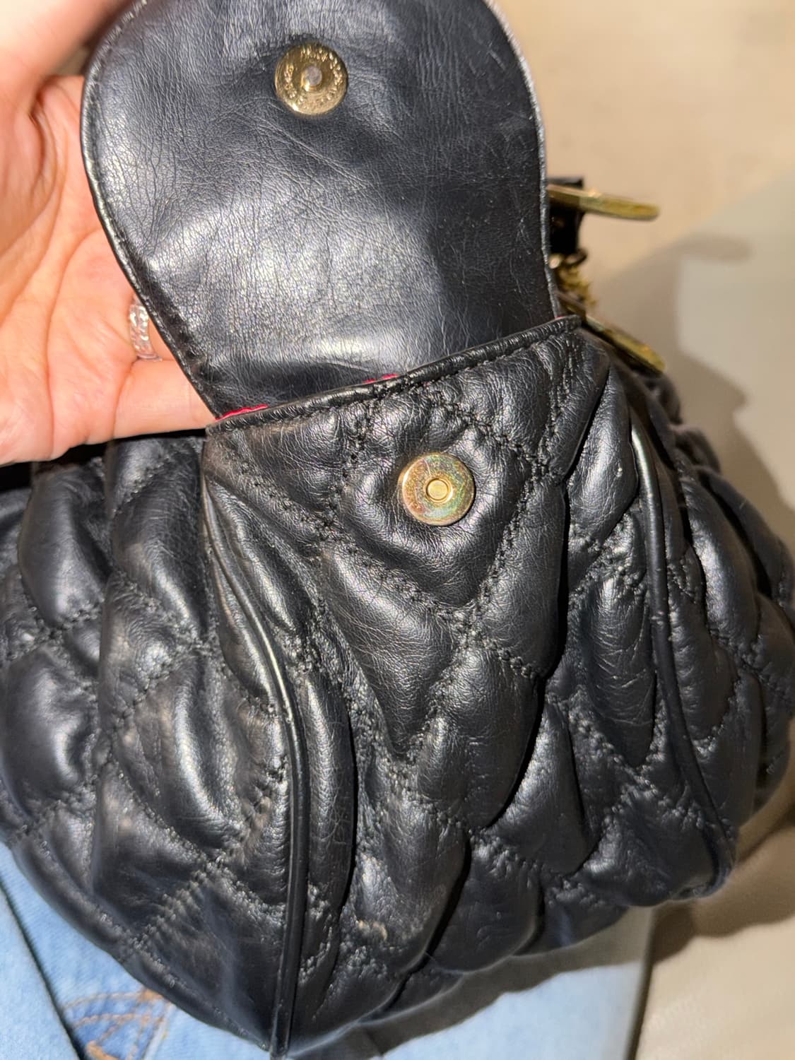 gyaru gather chain hobo bag 상품이미지3