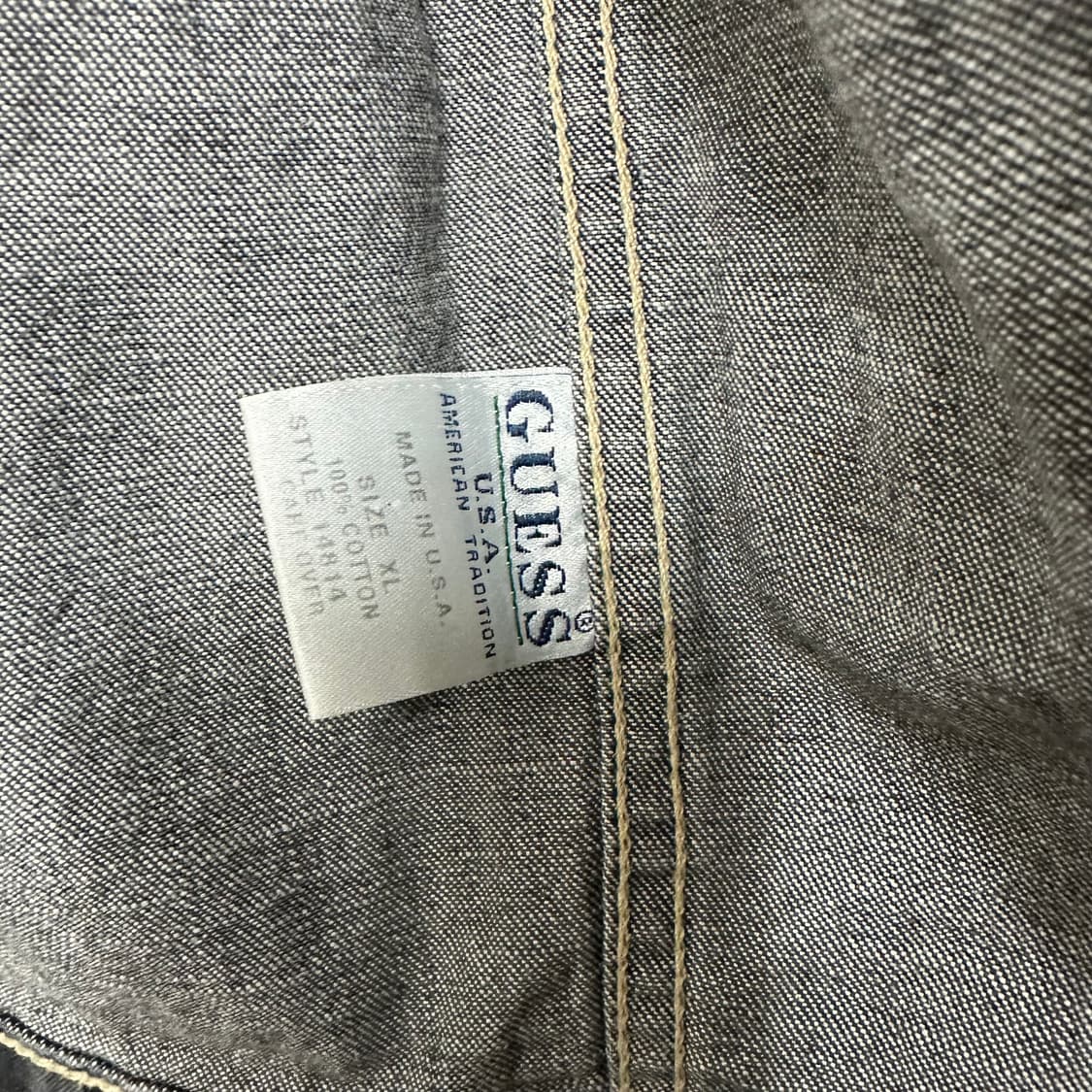 올드 게스 2세대 데님 자켓 made in usa 상품이미지4