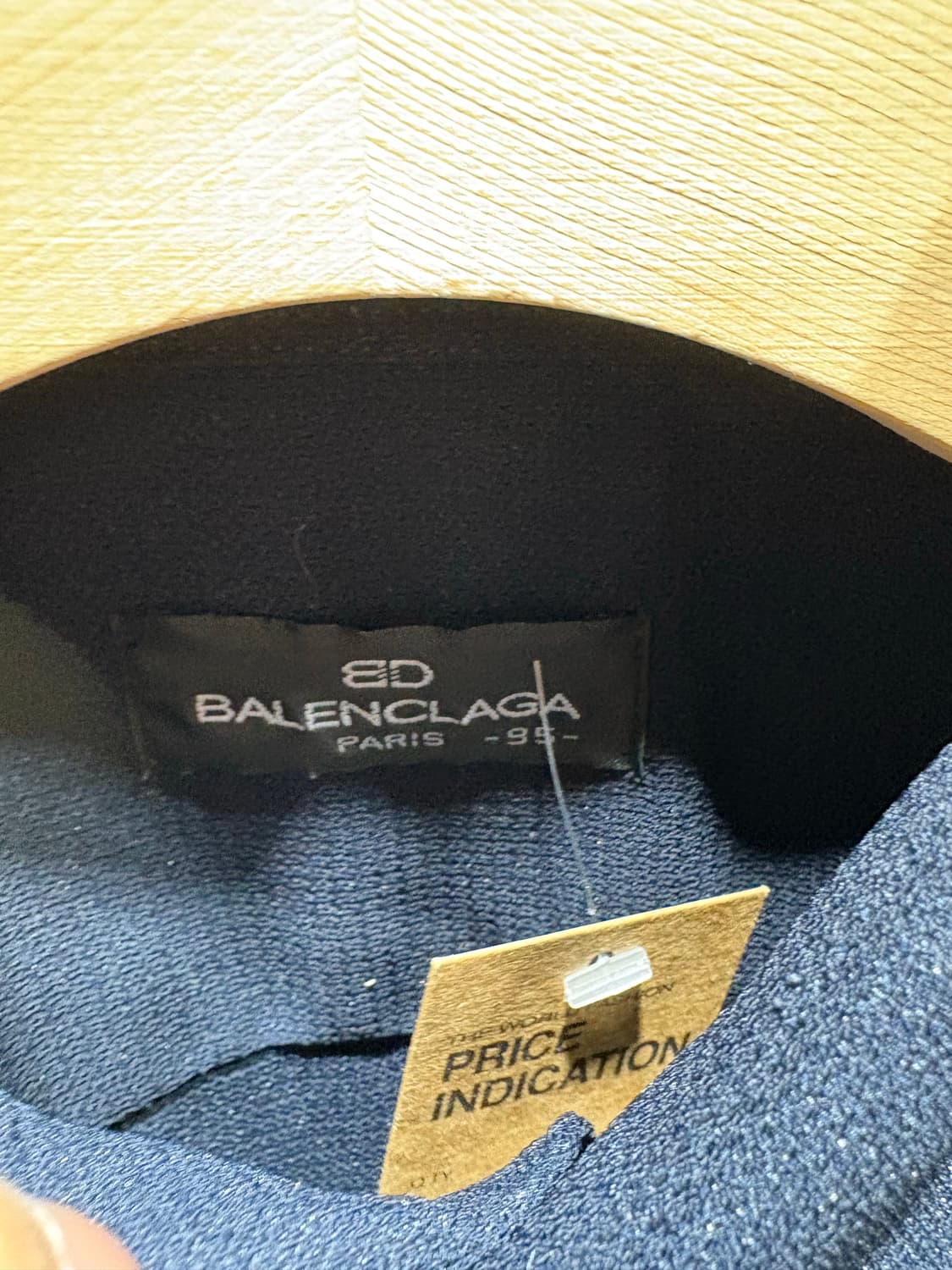 M 발렌시아가 딥네이비 원포켓 코튼셔츠 상품이미지5