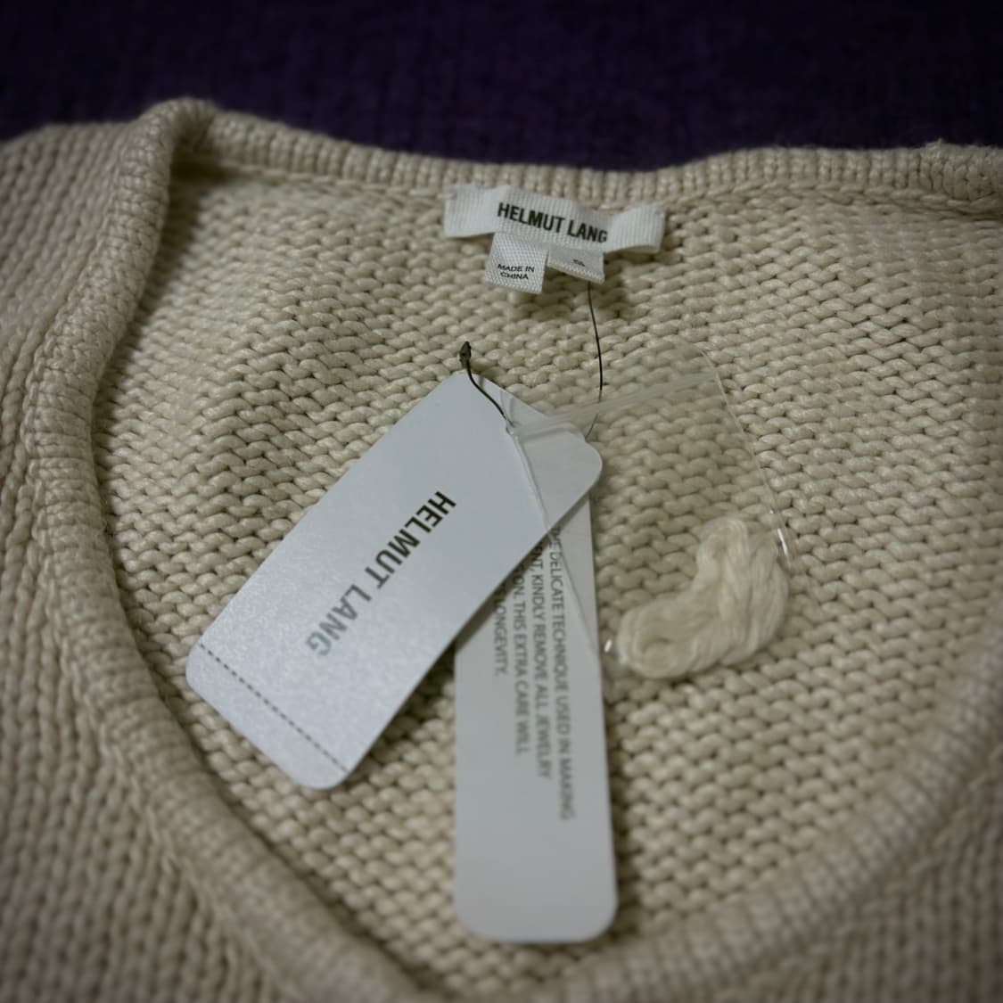 HELMUT LANG Asymmetric Knit Sweater  상품이미지3