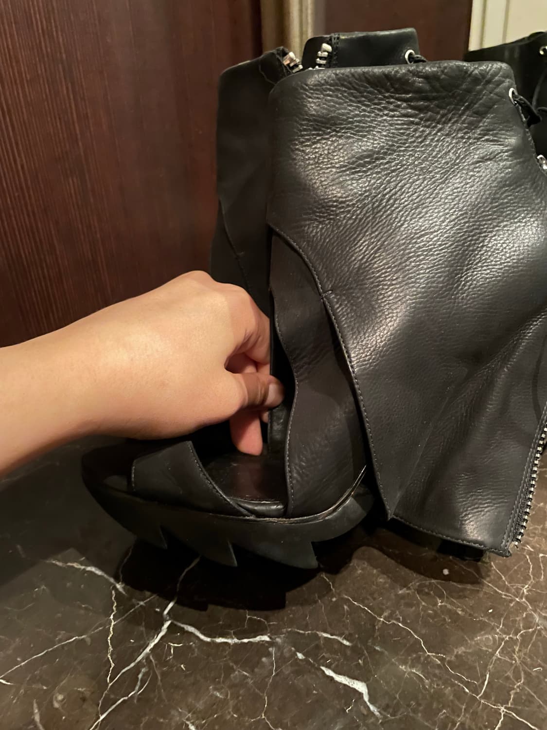 CAMILLA SKOVGAARD 히든 스틸레토 앵클부츠 38 상품이미지6