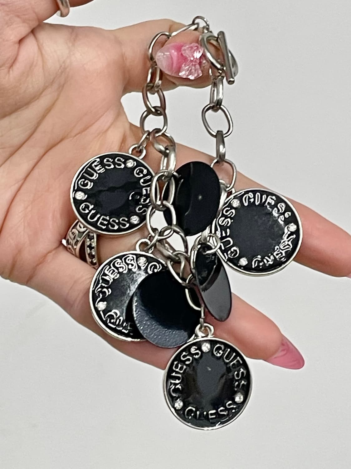 게스 코인 참 체인 팔찌 상품이미지1