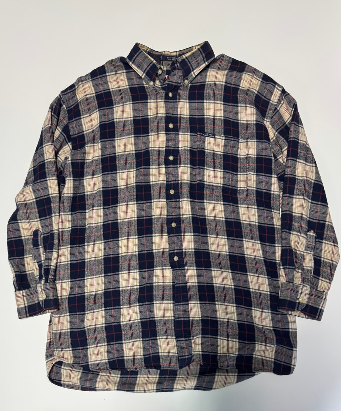 희귀!! 챔스 x 폴로 랄프로렌 타탄 플란넨 오버핏 체크셔츠 상품이미지1