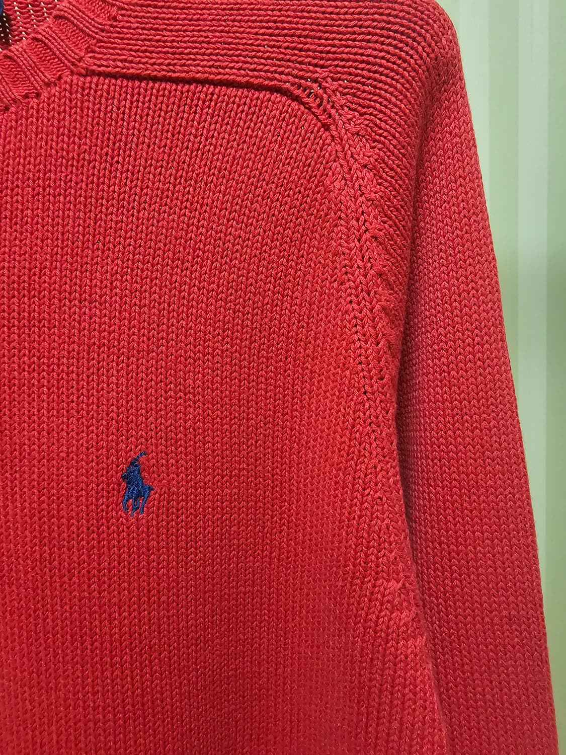 폴로 니트 코튼 여성 S 상품이미지4