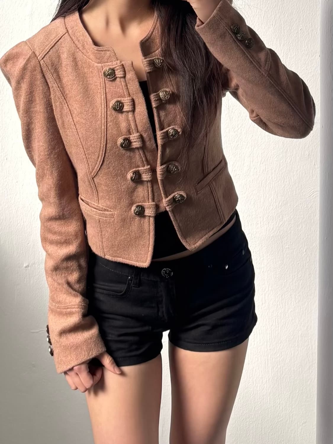 Vintage Brown Short Jacket  상품이미지1