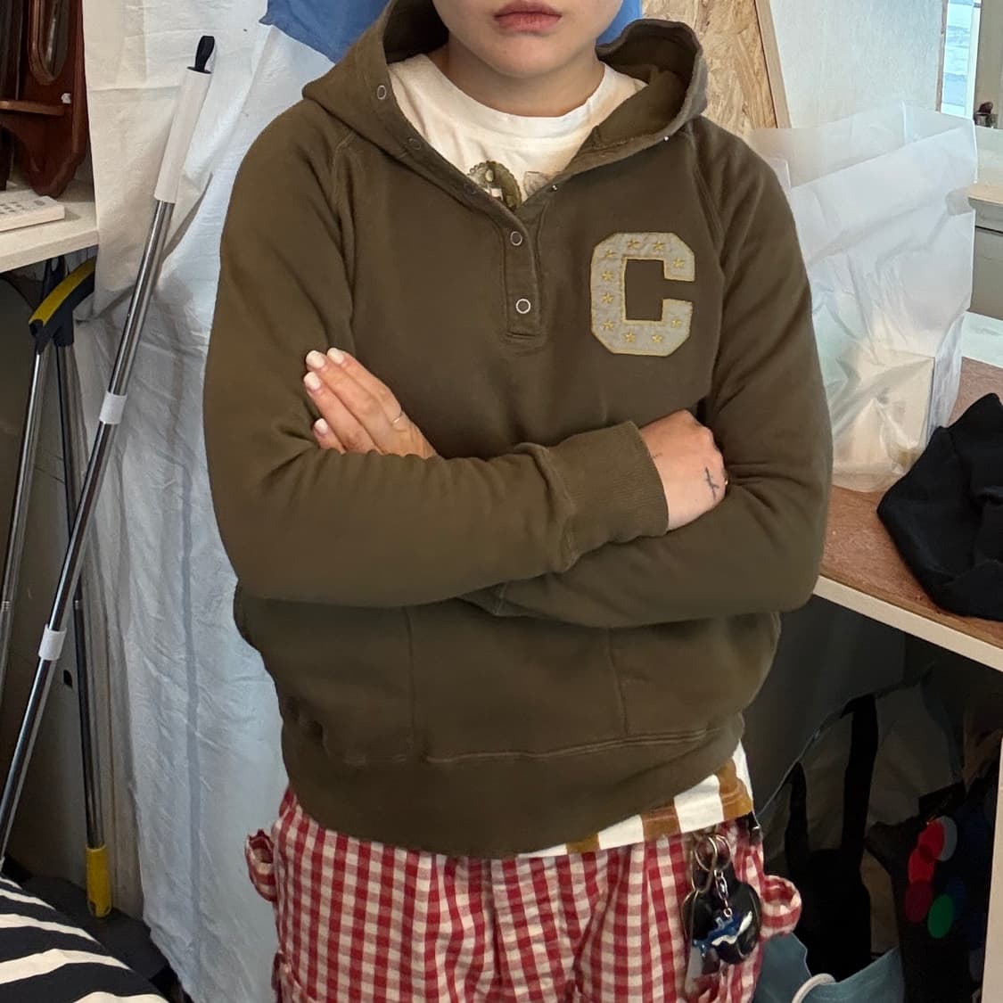 일본빈티지 cantwo 후드티 상품이미지3