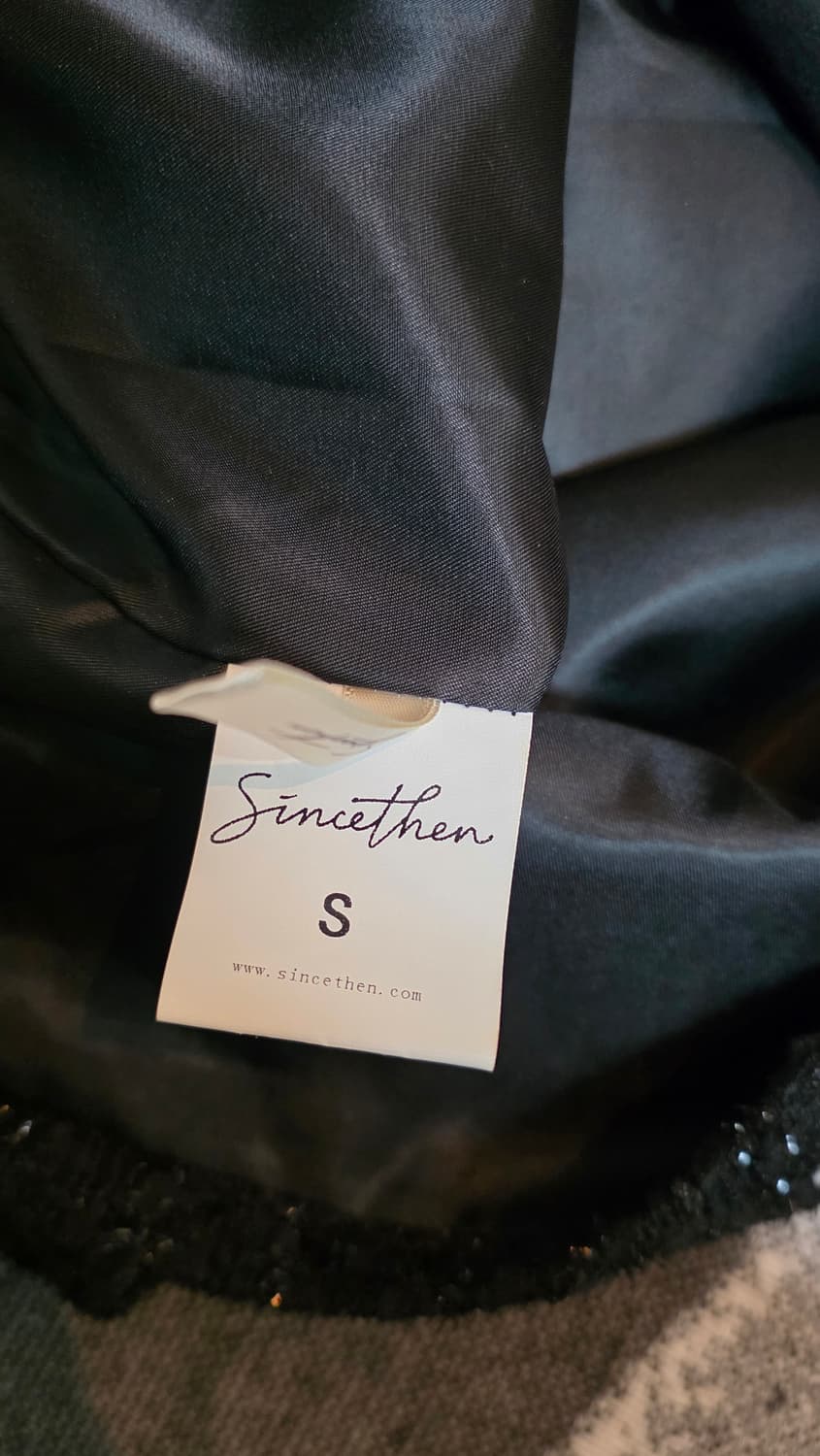 Sincethen 신스덴 슬리브리스 트위드 미니 원피스 상품이미지8