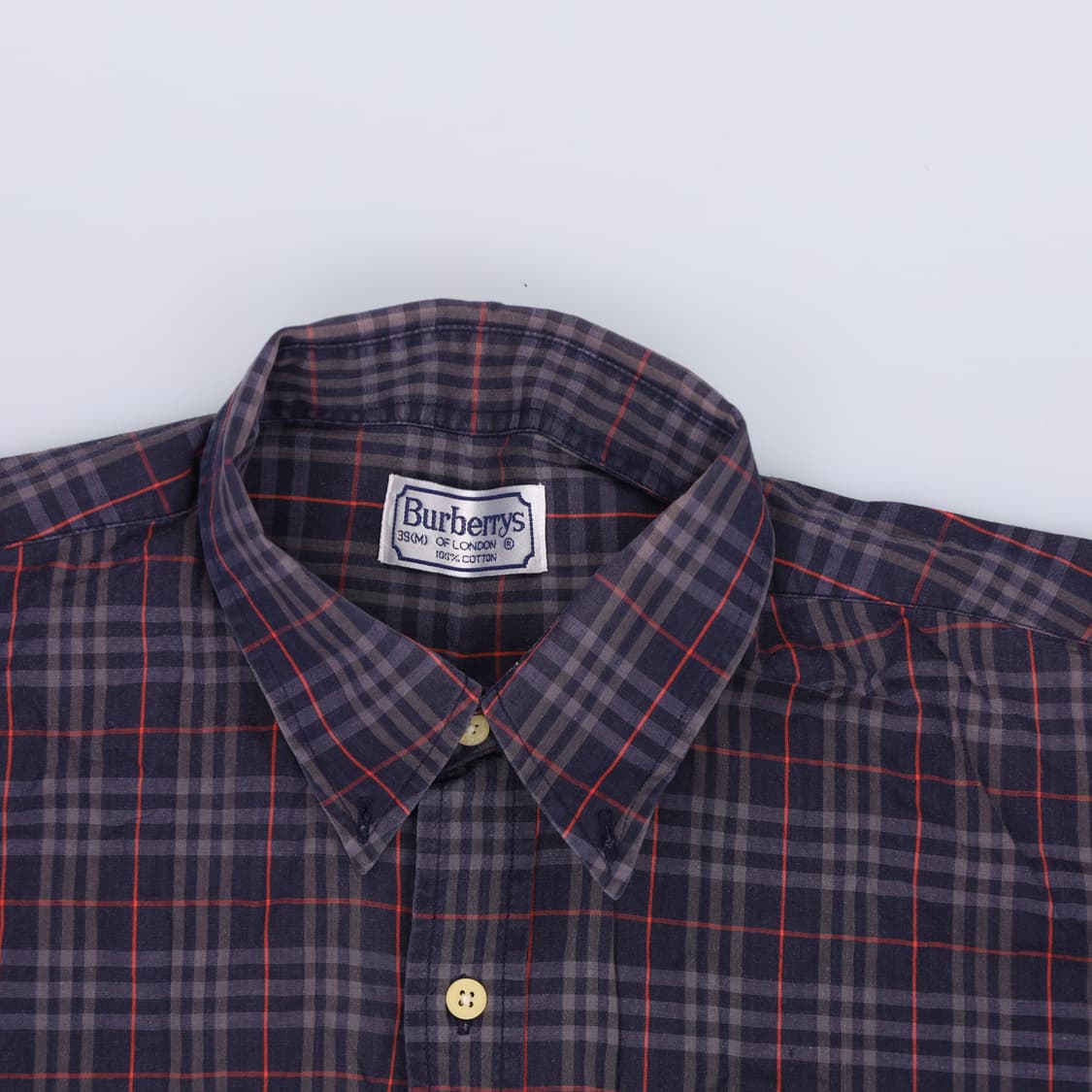 실측확인 빈티지 노바체크 반팔셔츠 0420H1 상품이미지3