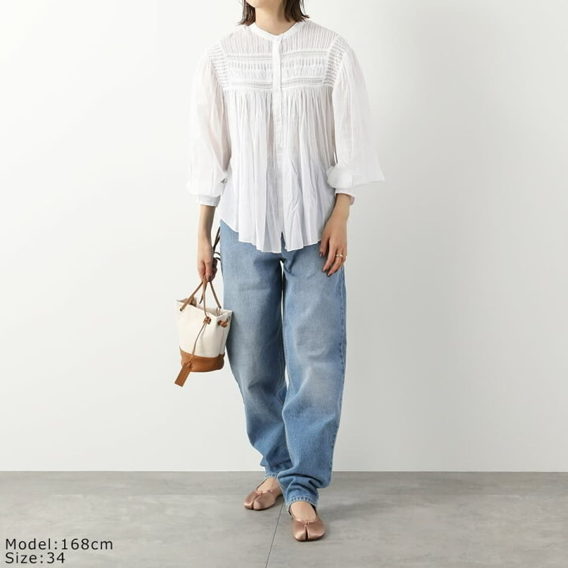 (정품/새상품) ISABELMARANT 이자벨마랑 여성 루즈핏 데님 팬츠 상품이미지4