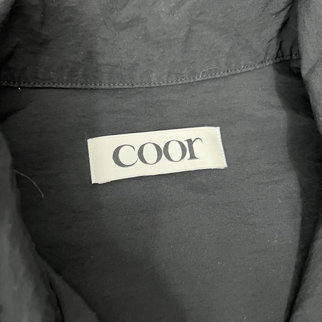 COOR 쿠어 오픈카라 나일론 반팔 셔츠 상품이미지4