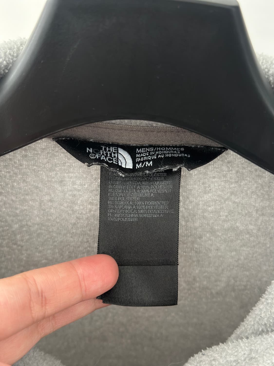노스페이스 그레이 포켓 플리스 집업  상품이미지6