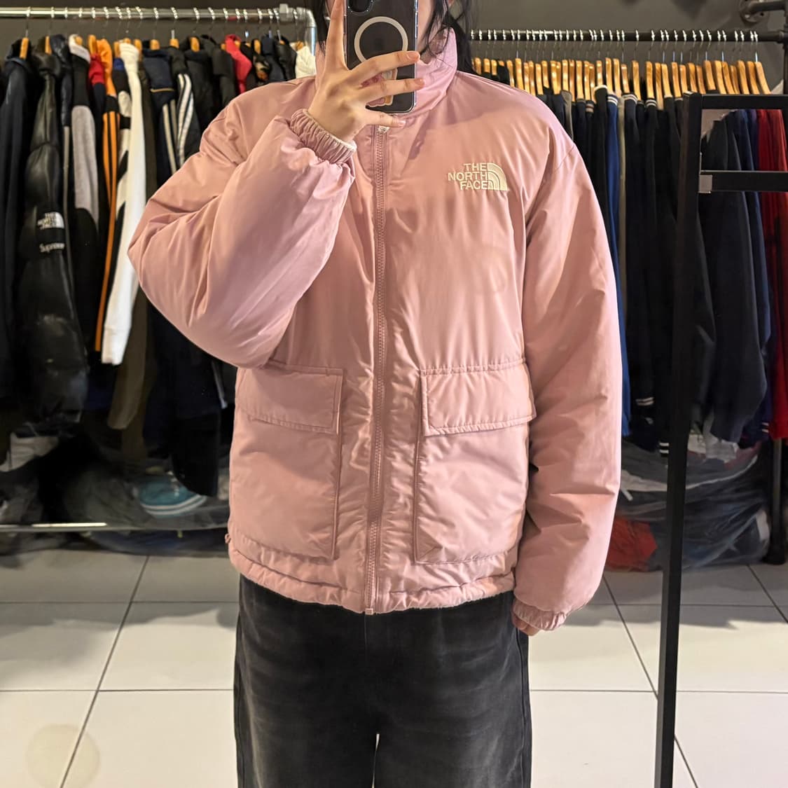 노스페이스 양면 다운 자켓 상품이미지3