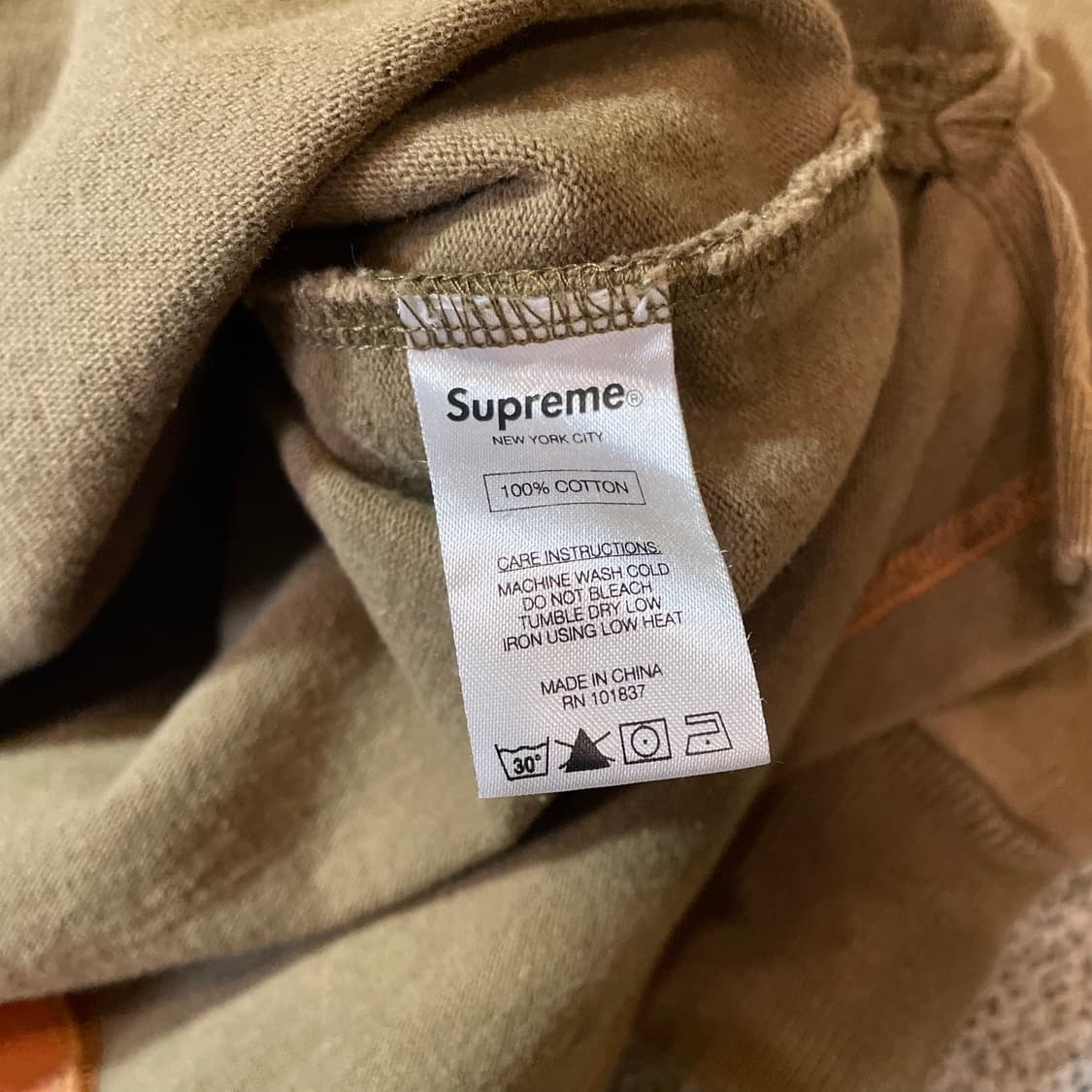 슈프림 빅로고 배색 럭비 상품이미지5