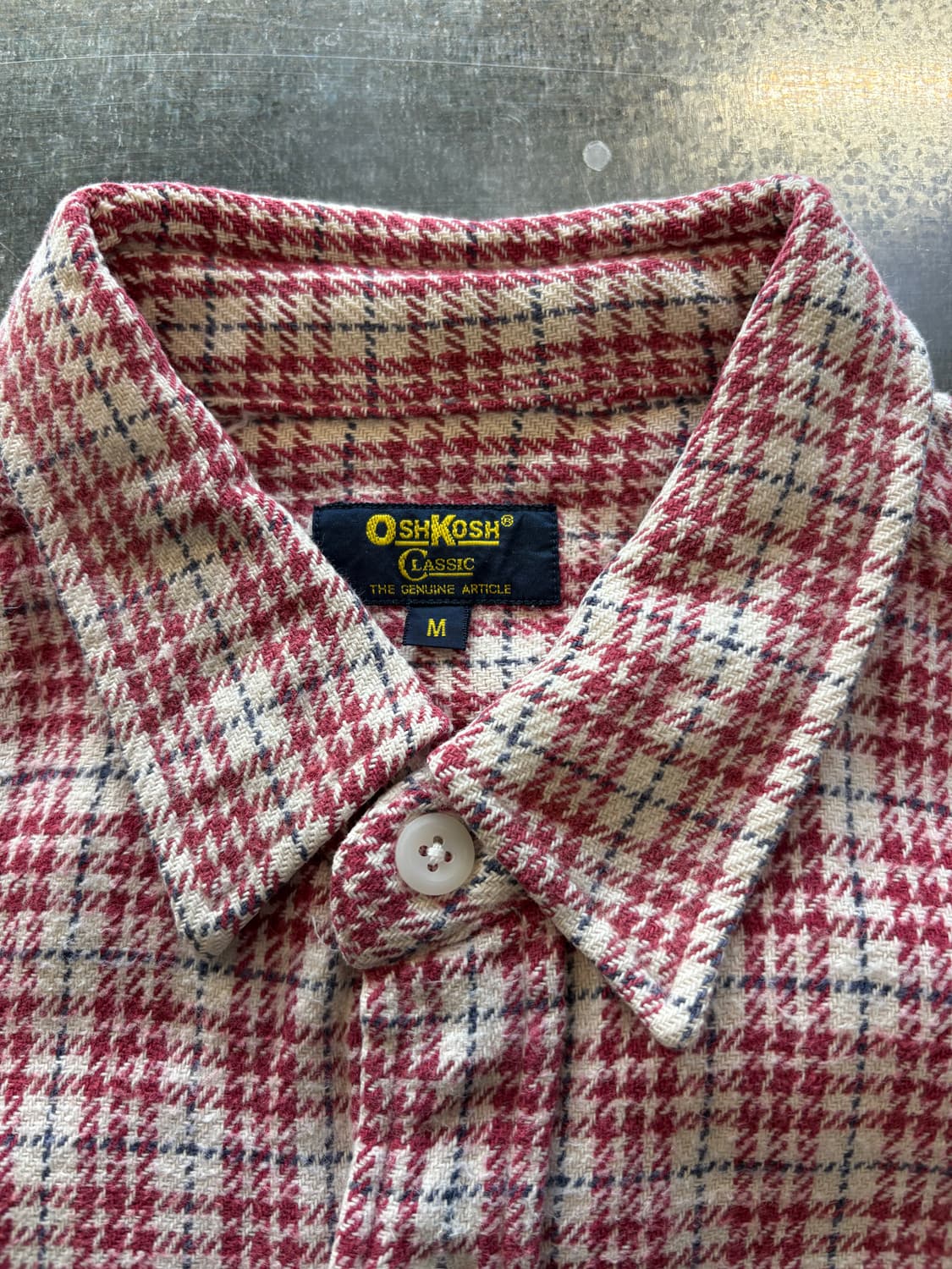 Oshkosh 빈티지 체크 플란넬 셔츠 상품이미지5