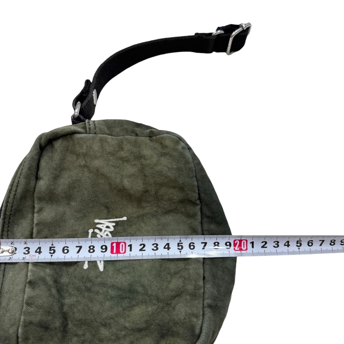 스투시 캔버스 사이드 파우치 워시드 크로스백 가방 상품이미지7