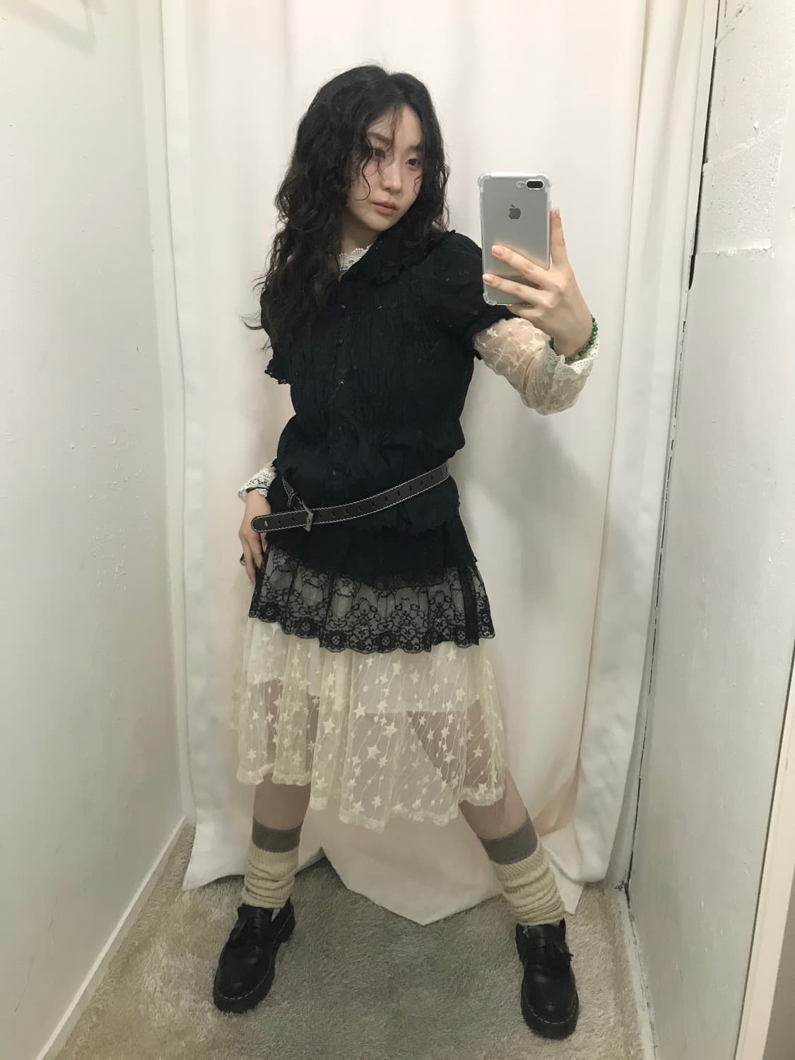 블랙 모리 레이어드 세트 🤍 상품이미지1