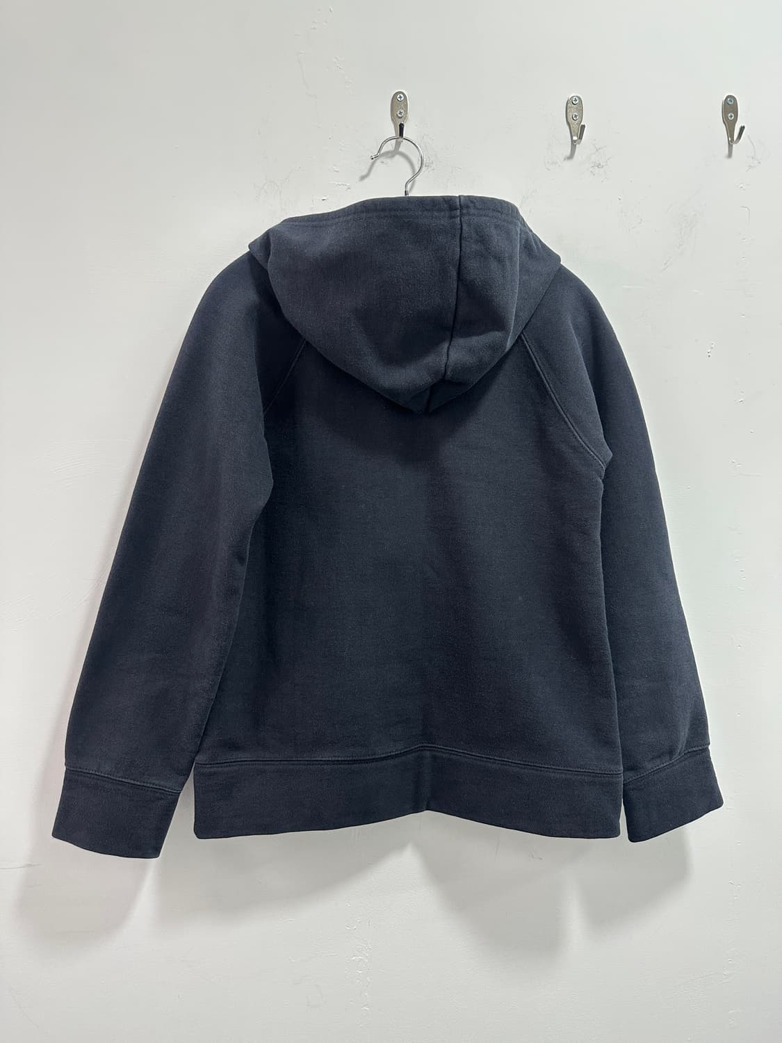 Vintage black buttoned detail hoodie 상품이미지6