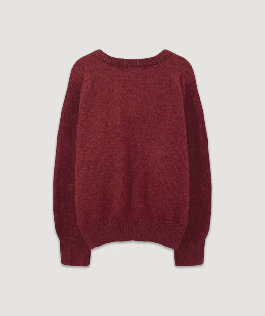 썸웨어버터 Hazel Alpaca V-Neck Knit - Red 상품이미지4