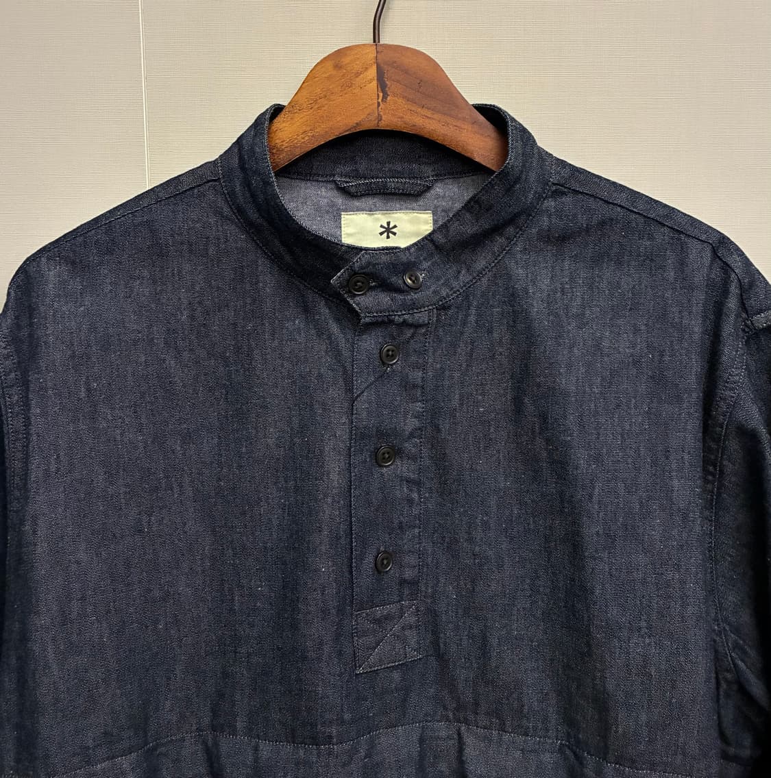 (L~XL)JPN 스노우피크 타키비 유틸리티 풀오버 데님셔츠 샴브레이 상품이미지4