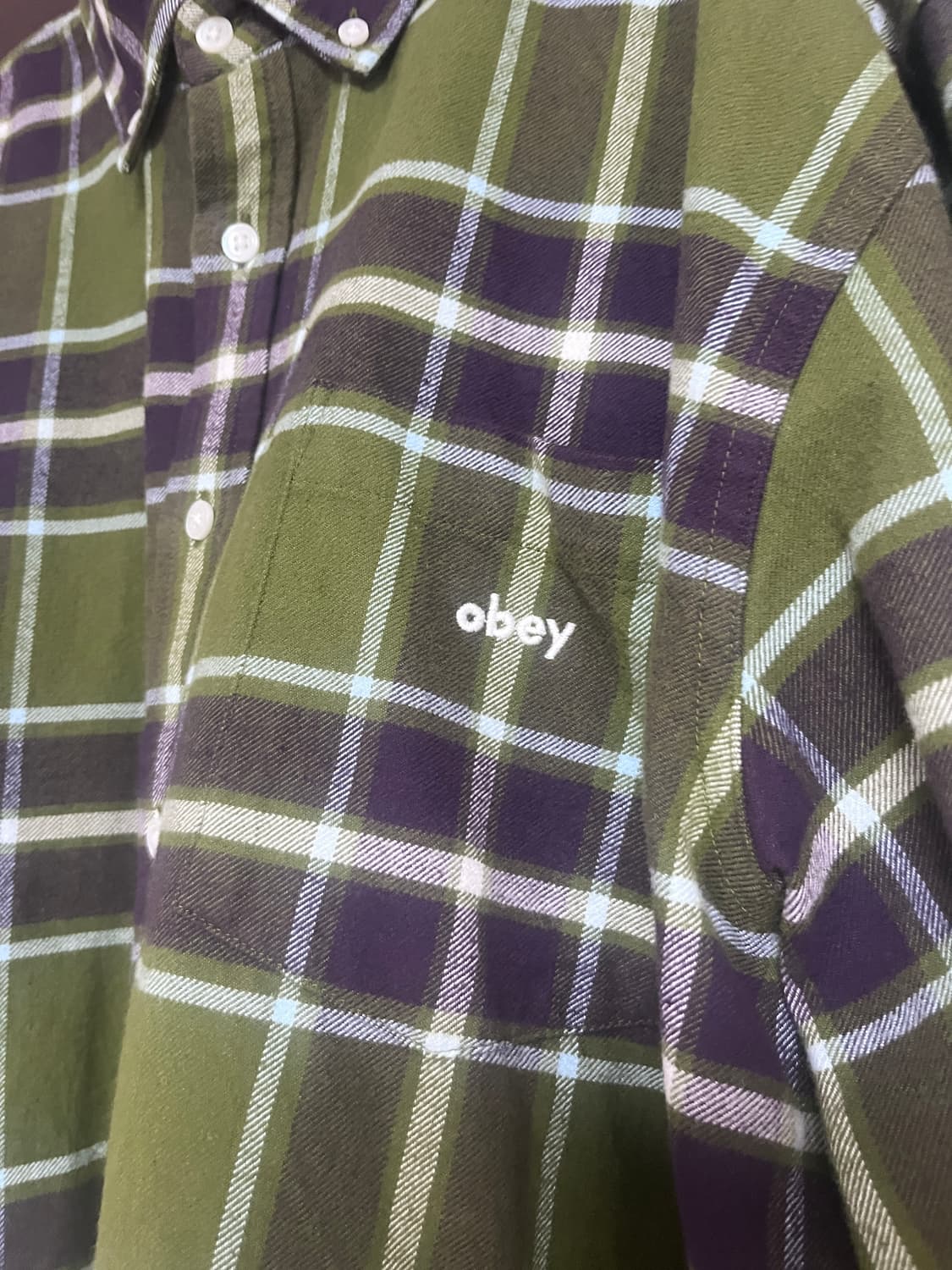 오베이 체크셔츠 상품이미지2