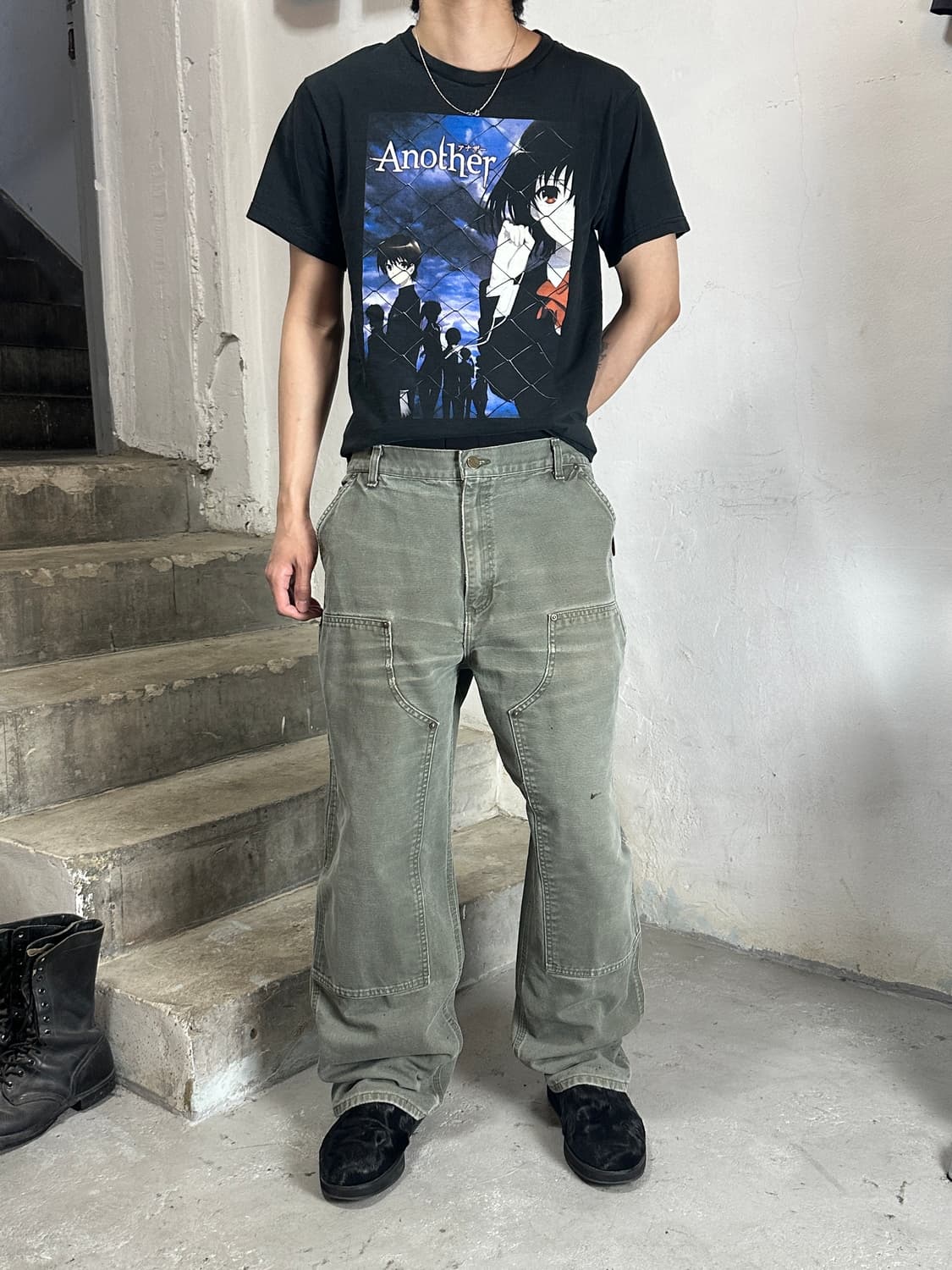 OG 칼하트 B136 MOS 더블니 칼하트 더블니 모스그린 썩블니 상품이미지2