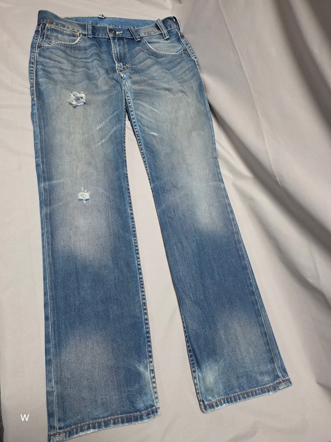 리바이스 504 데미지 워싱 빈티지데님  [W34L34] 상품이미지1