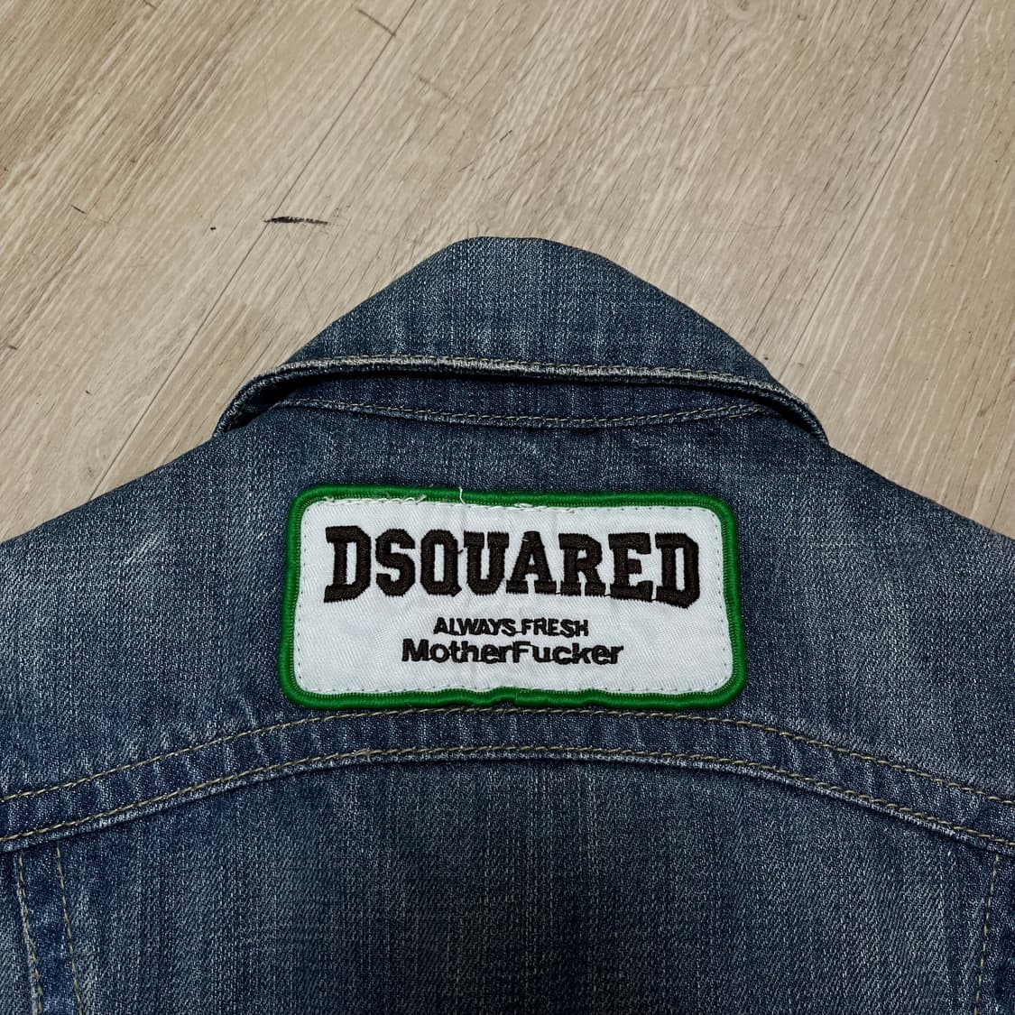 디스퀘어드2 Dsquared2 여성 멀티 패치 데님 청자켓 40사이즈 상품이미지9