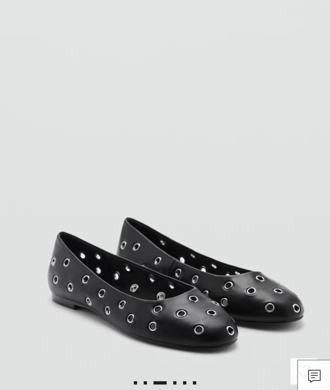 Mango 스터드 플랫슈즈 상품이미지1