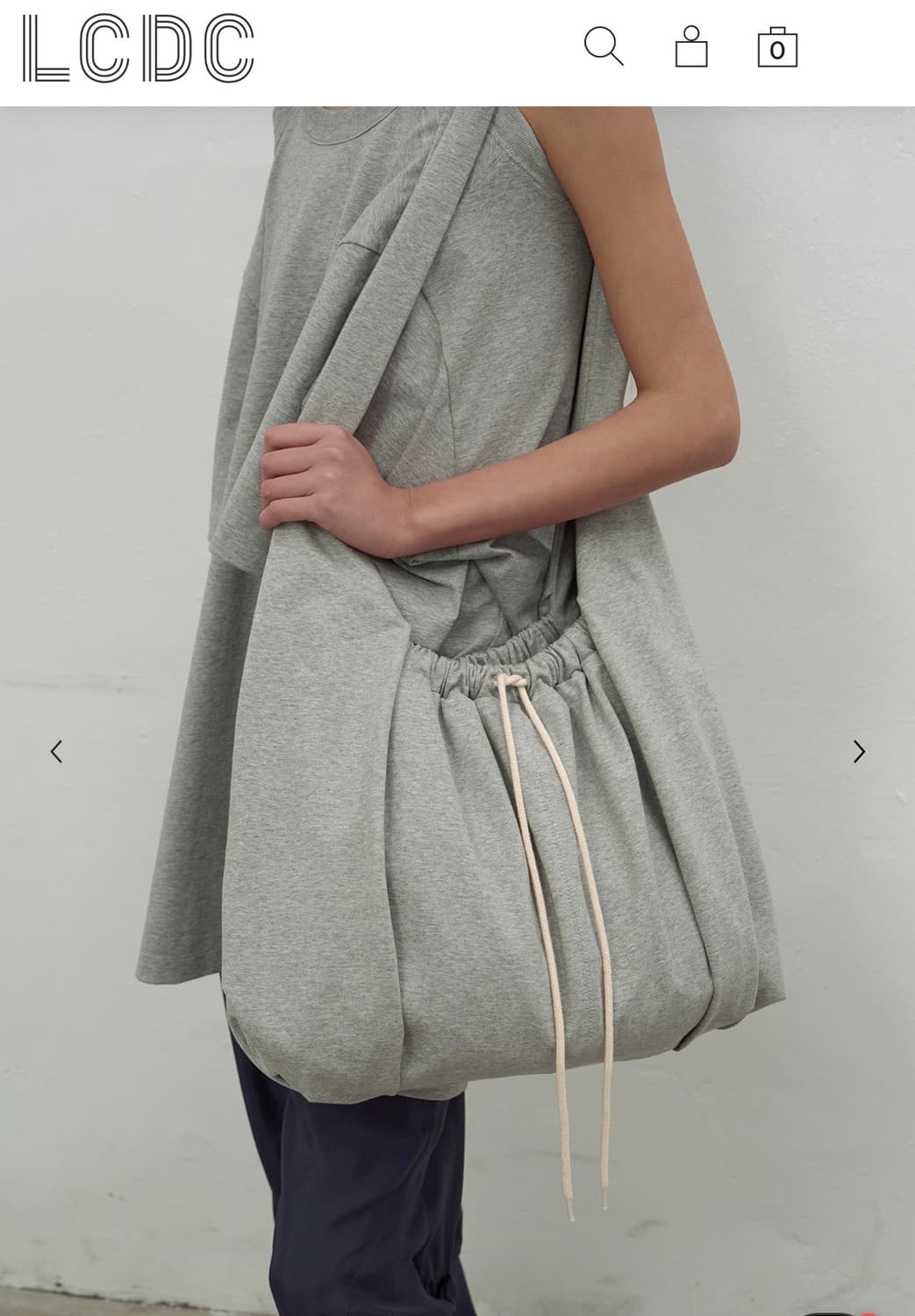 LCDC KNOT DETAIL SHOULDER BAG 상품이미지1