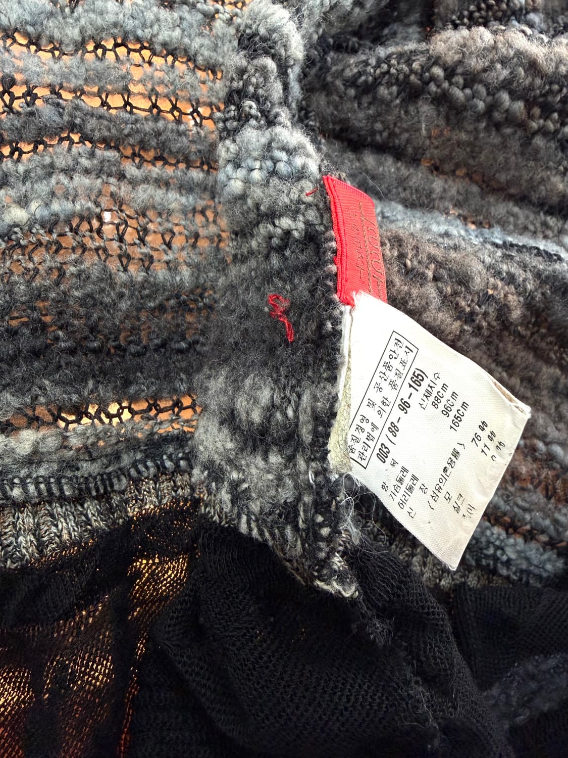 .3/ 이세이미야케 08AW Heart 브러시드 니트 가디건 상품이미지9