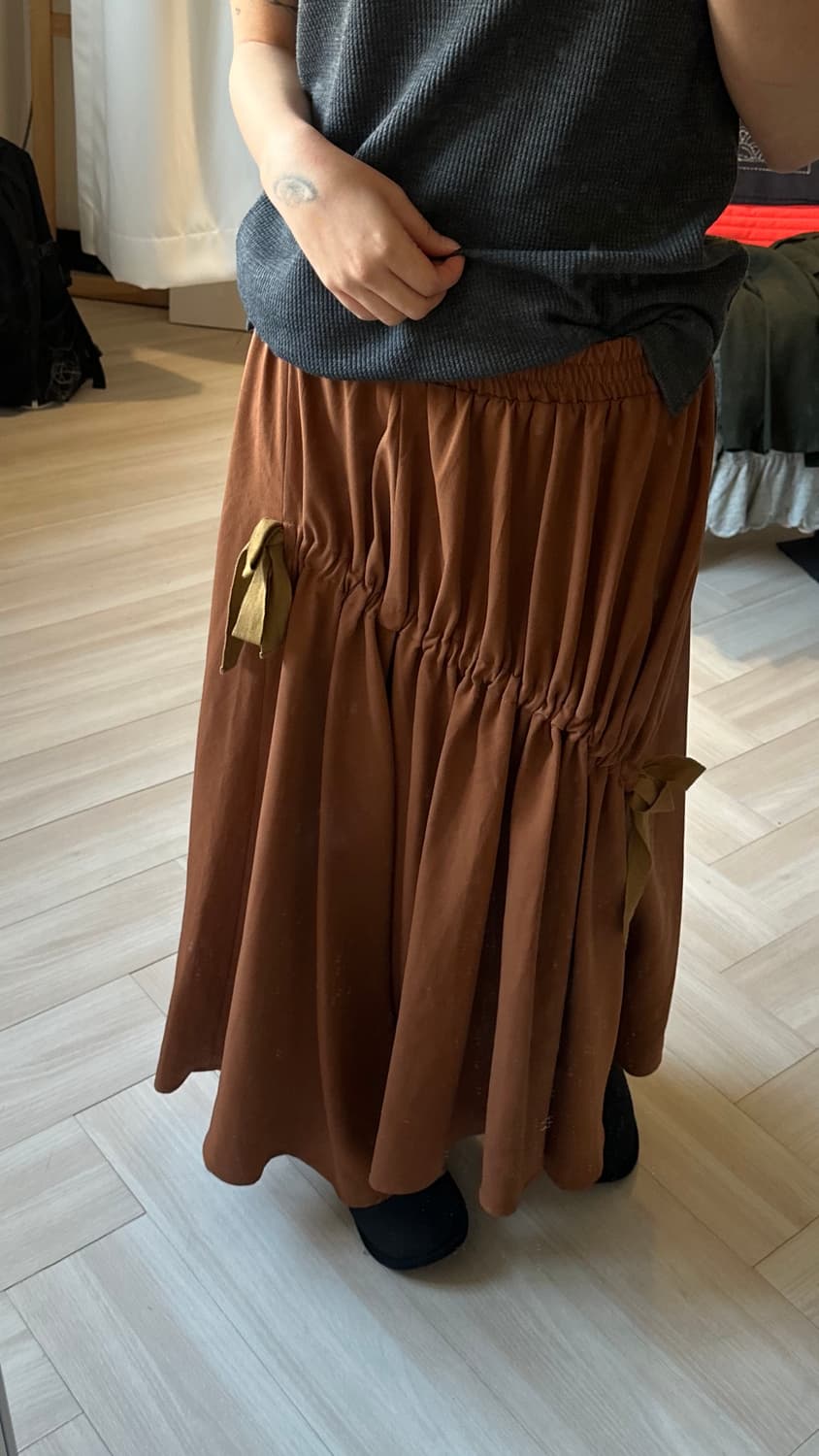 [CHERY TOI] string long skirt  상품이미지2