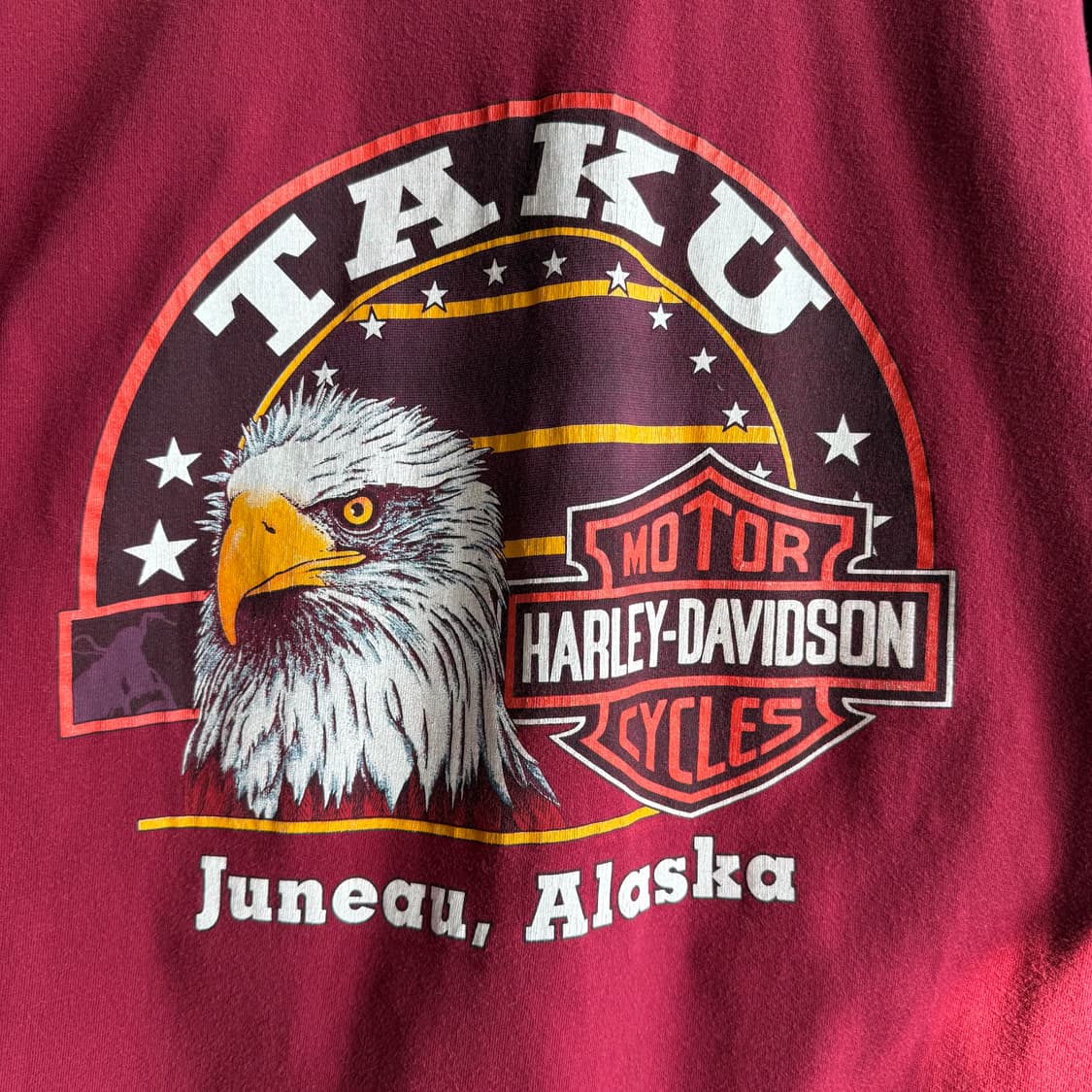 1995 Made in USA 할리 데이비슨 티셔츠 상품이미지4